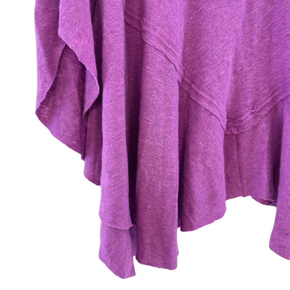 WE THE FREE Slouchy Linen Blend Tank • XL • purple • boho beach resort vacation - Picture 3 of 8